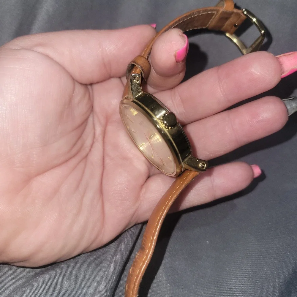 Fossil Original Boyfriend ES4181 watch Luggage Leather Band
